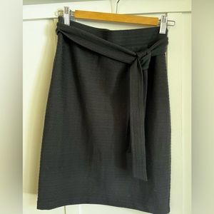 LOFT Jersey Pencil Skirt XS with Self-tie - Pull-on